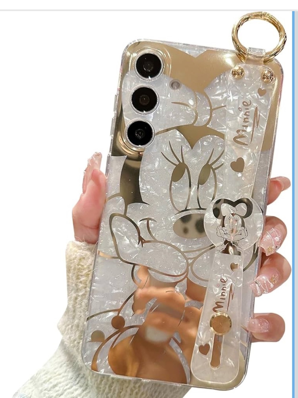 Galaxy S24 FE Case Wrist Band Kickstand Cover Ultra Slim
